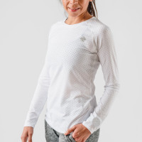 RABBIT - Women's - EZ Tee Perf ICE LS - White